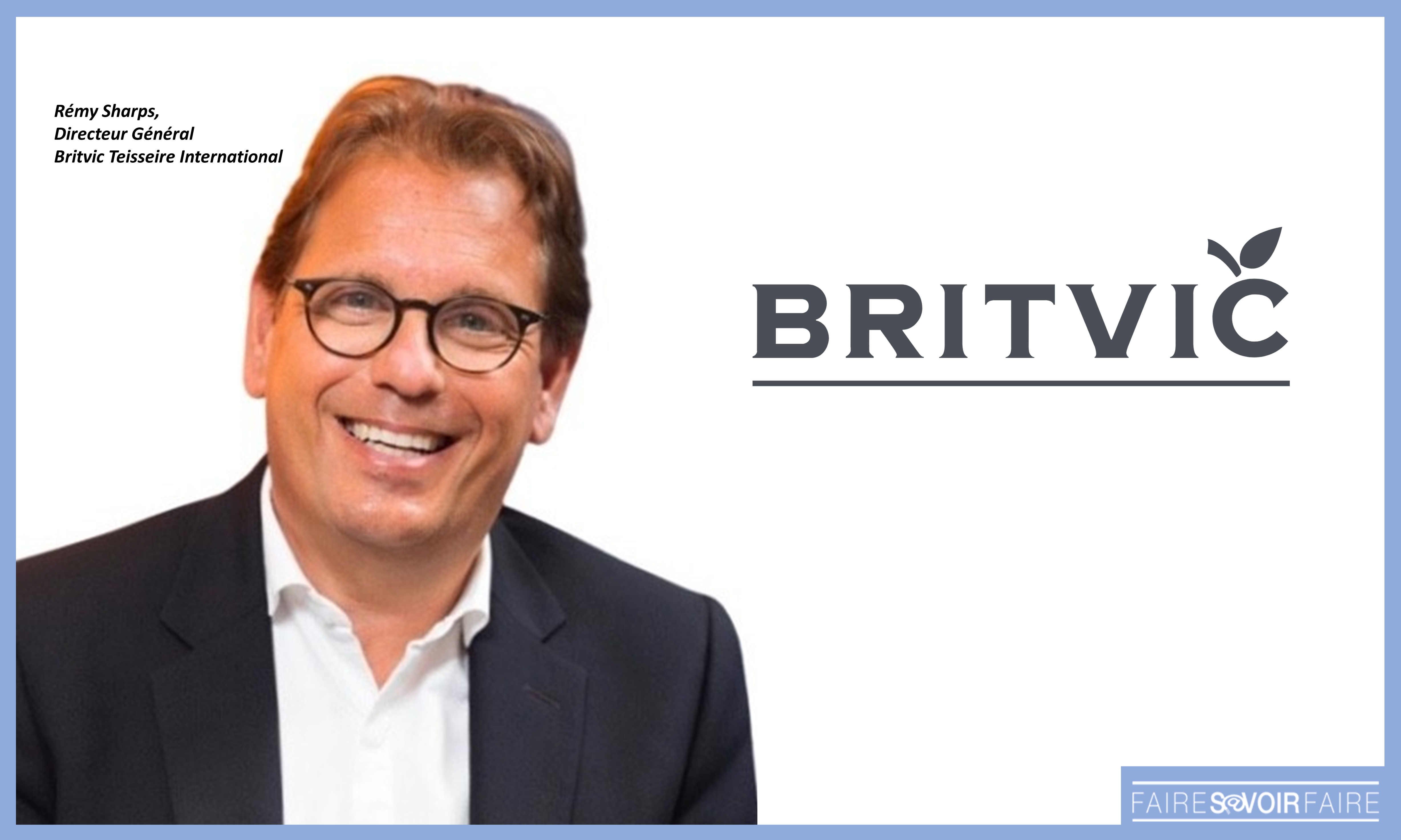 Rémy Sharps est nommé directeur général de Britvic Teisseire International