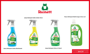 4 produits Rainett écologiques pour le grand nettoyage du printemps