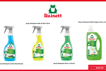 4 produits Rainett écologiques pour le grand nettoyage du printemps