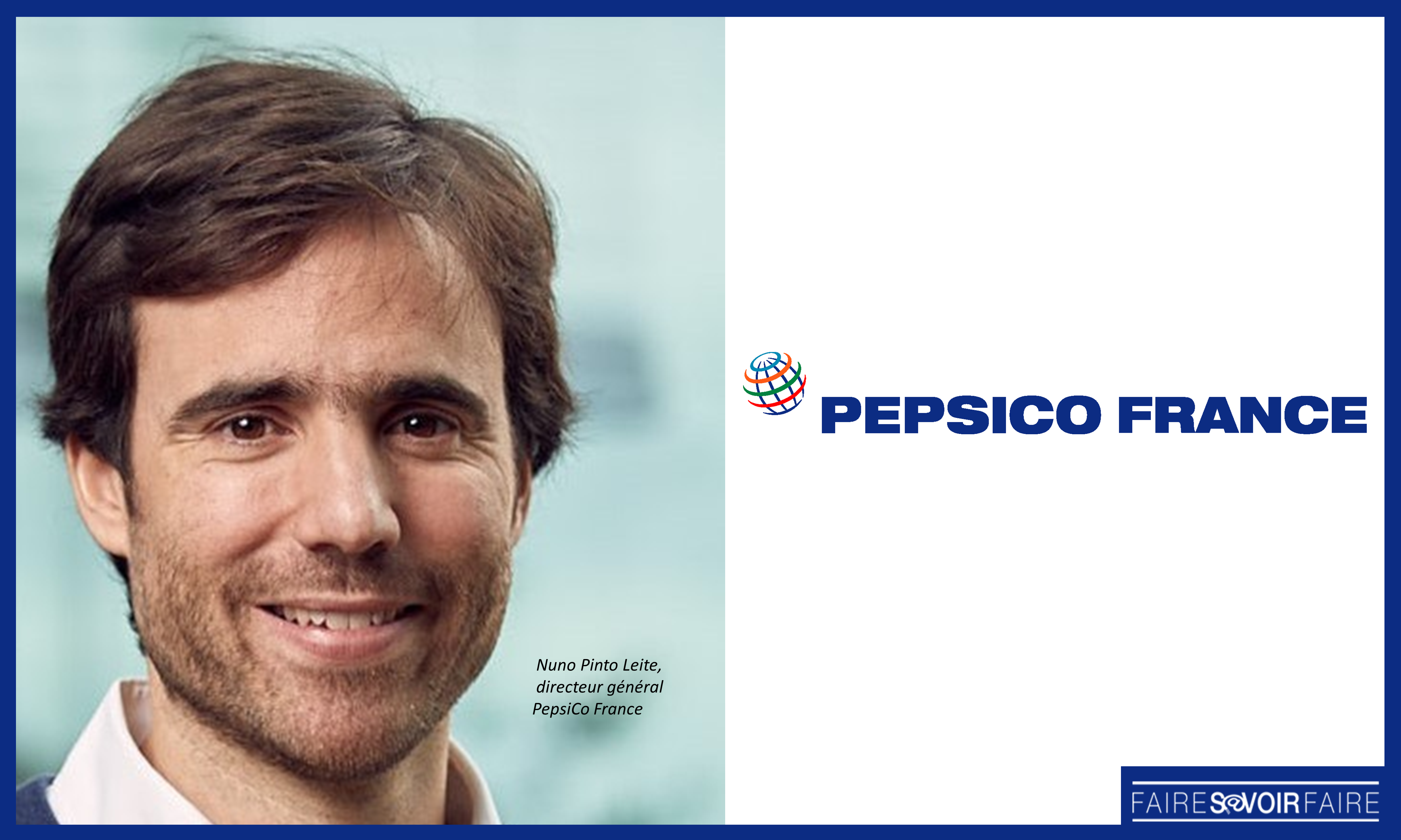 PepsiCo nomme Nuno Pinto Leite en tant que directeur général France