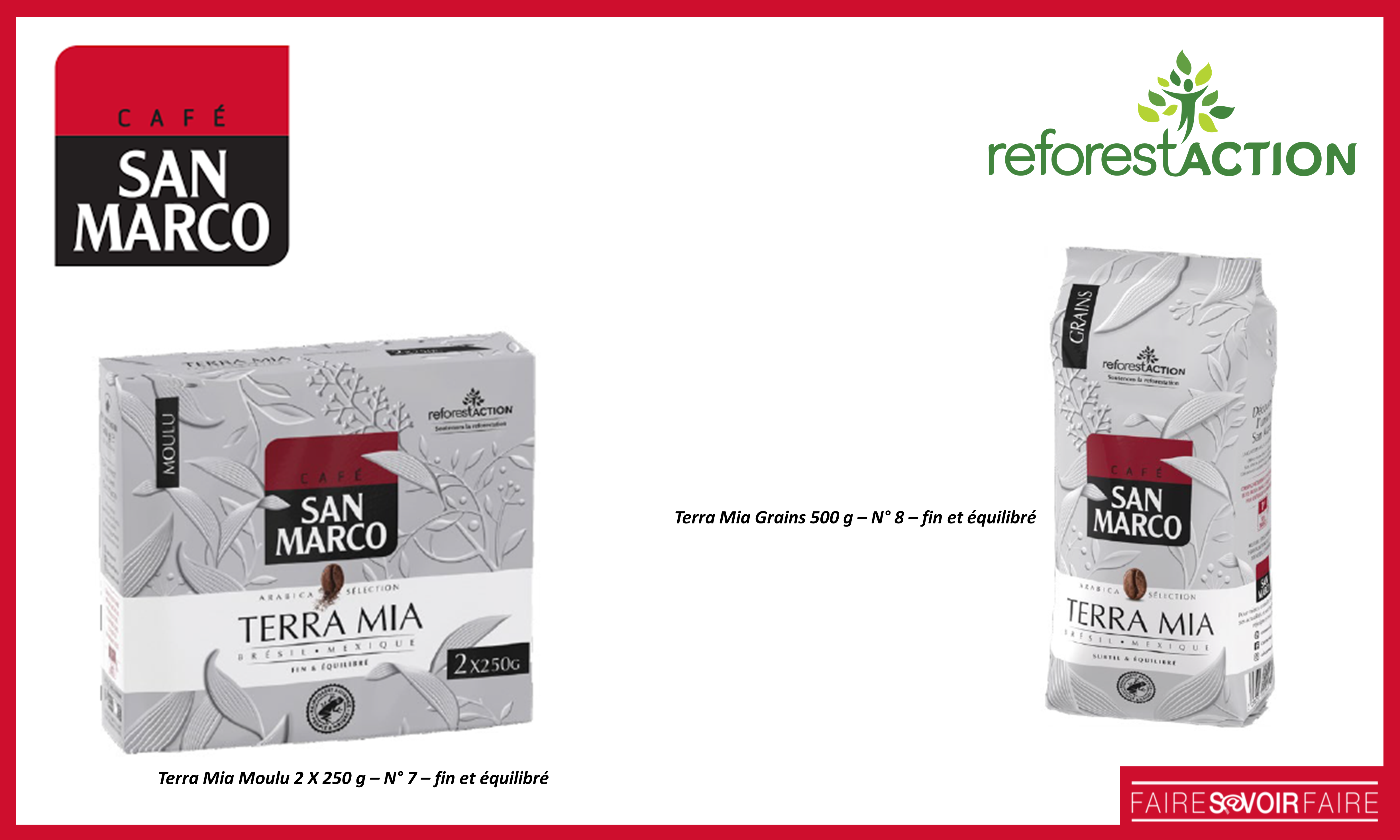 San Marco lance sa nouvelle gamme de café Terra Mia en faveur de la reforestation