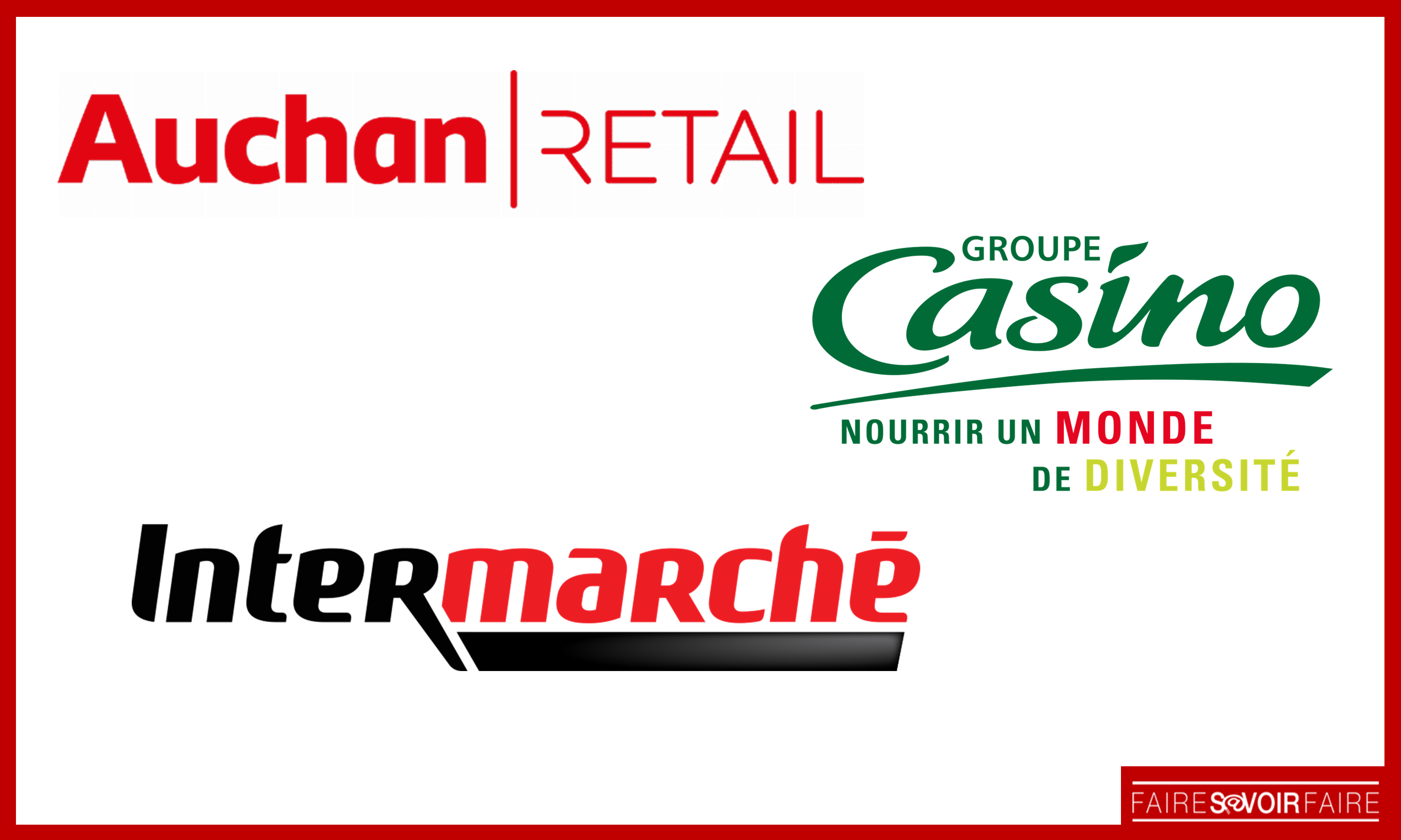 Intermarché, Auchan et Casino s’associent pour un partenariat à long terme