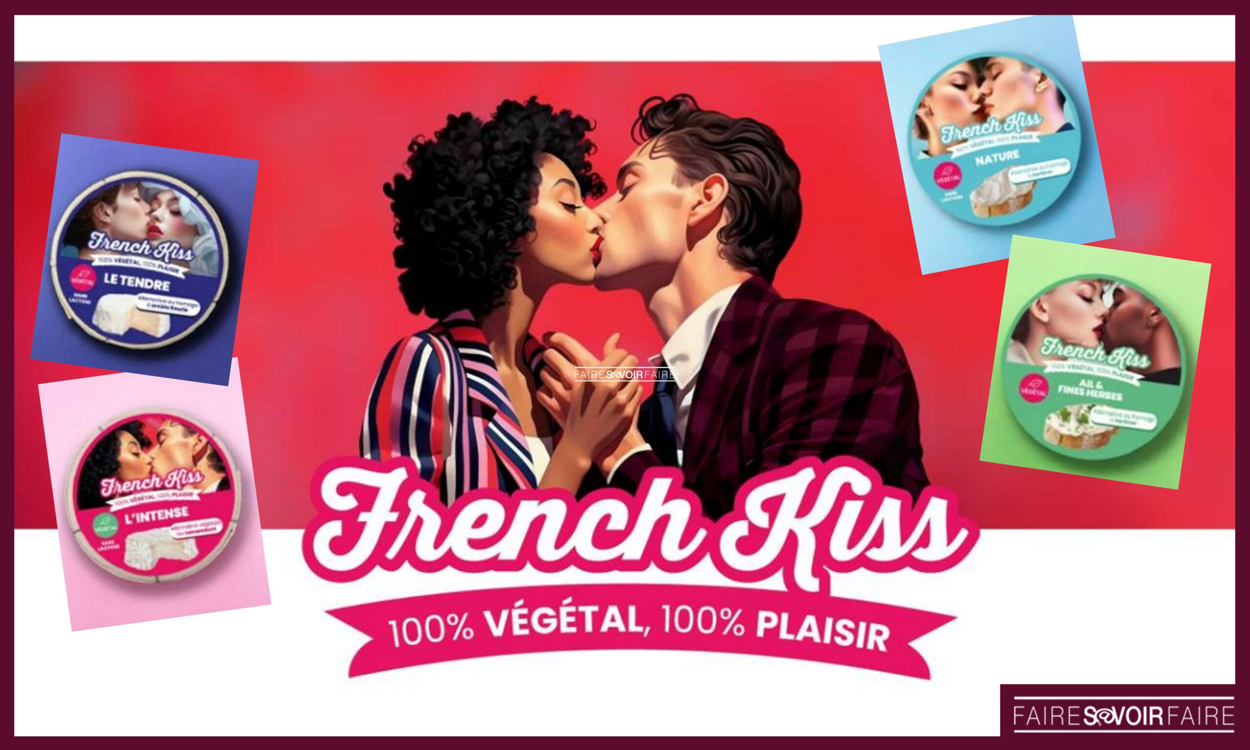 French Kiss déploie 4 fromages végétaux sur le marché français