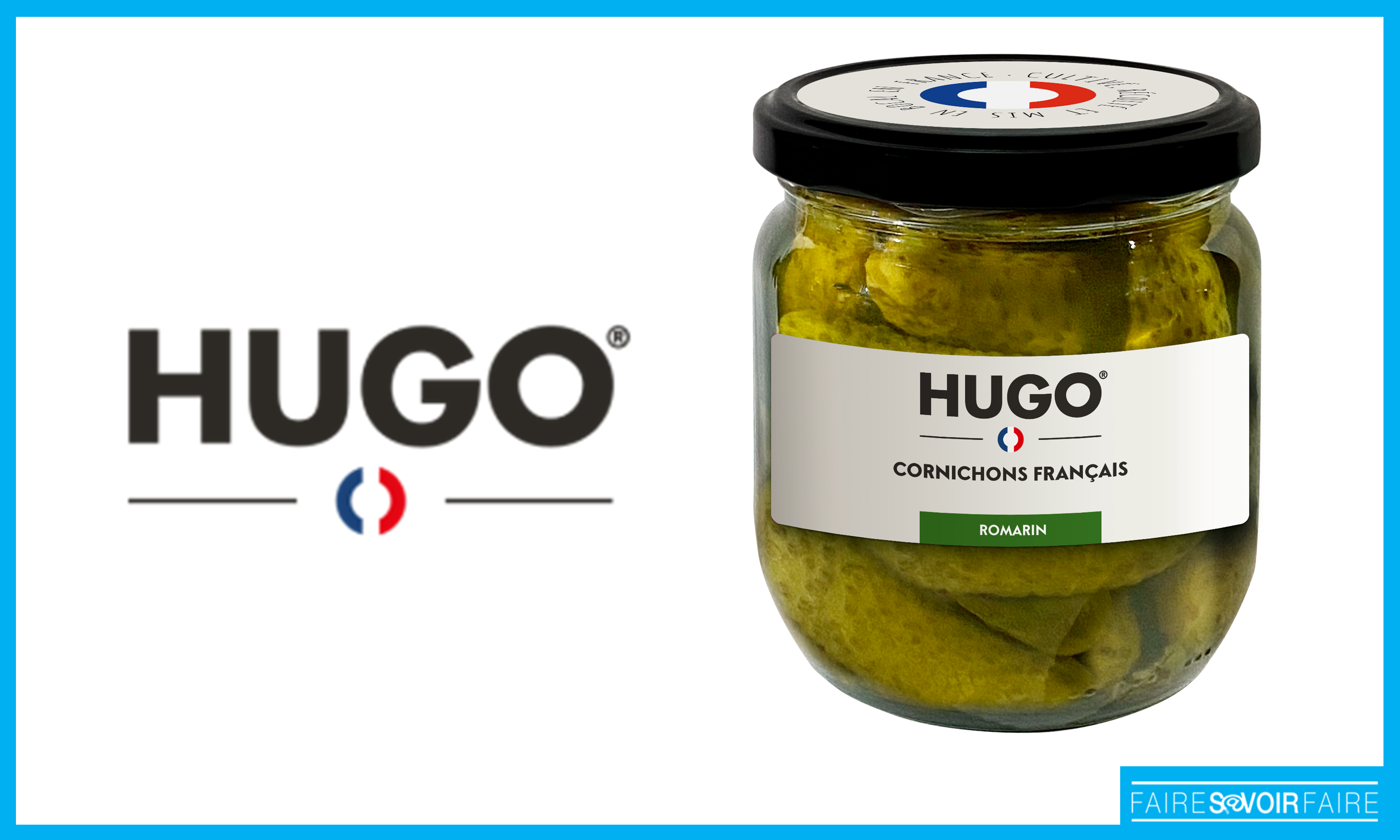 Hugo présente sa recette de cornichon français au romarin