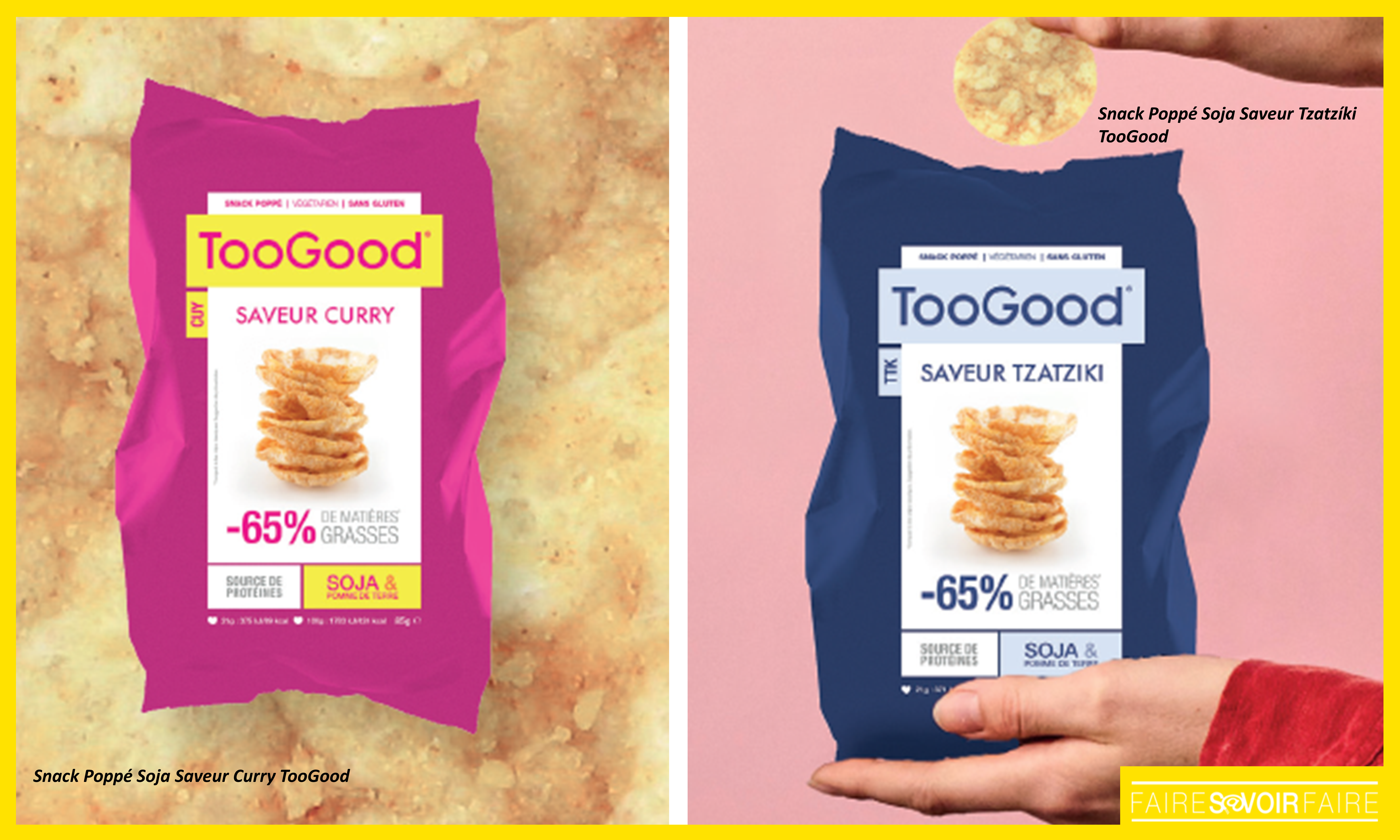 TooGood dévoile 2 nouvelles recettes de poppé soja