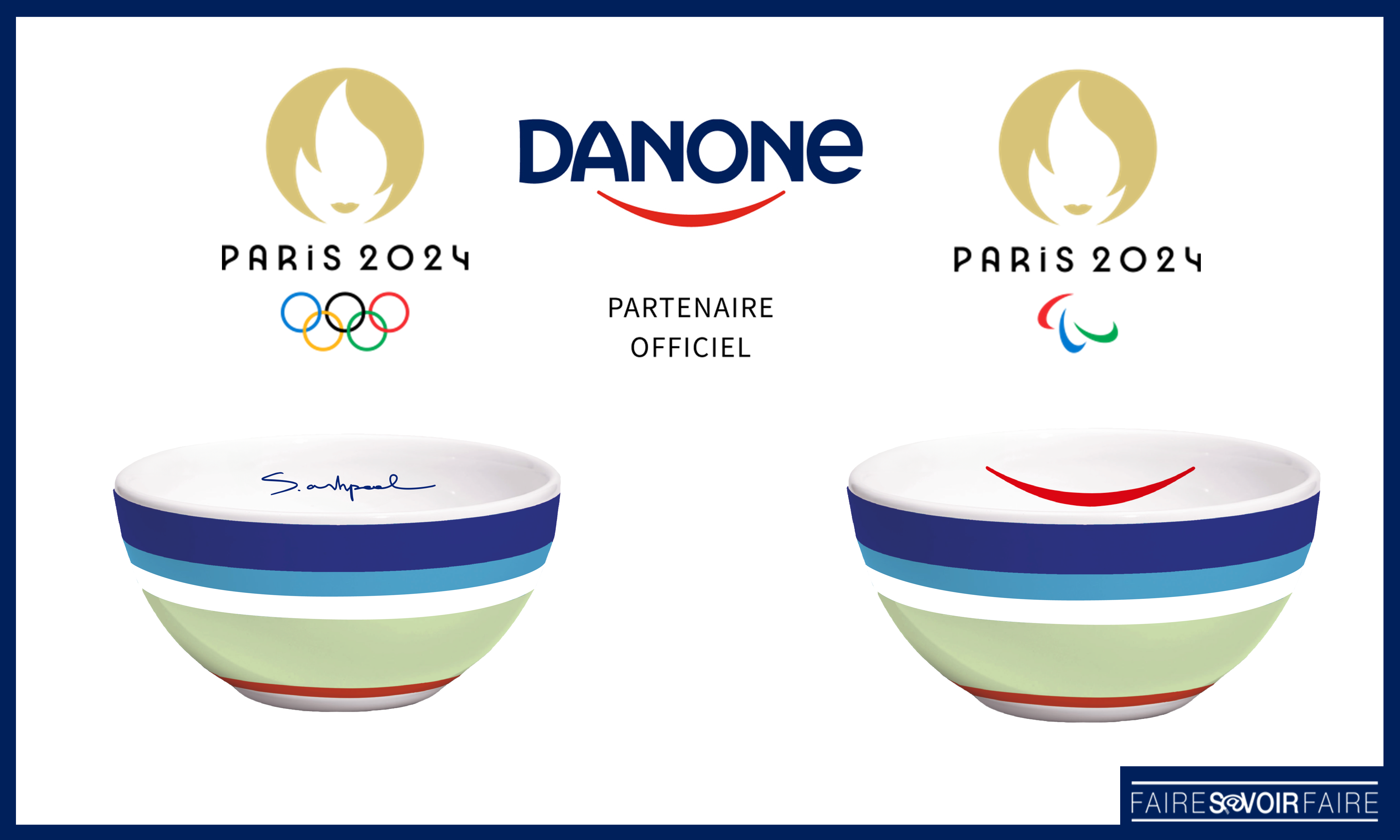 Danone dévoile une série de bols en édition limitée pour les JO avec Stéphane Ashpool