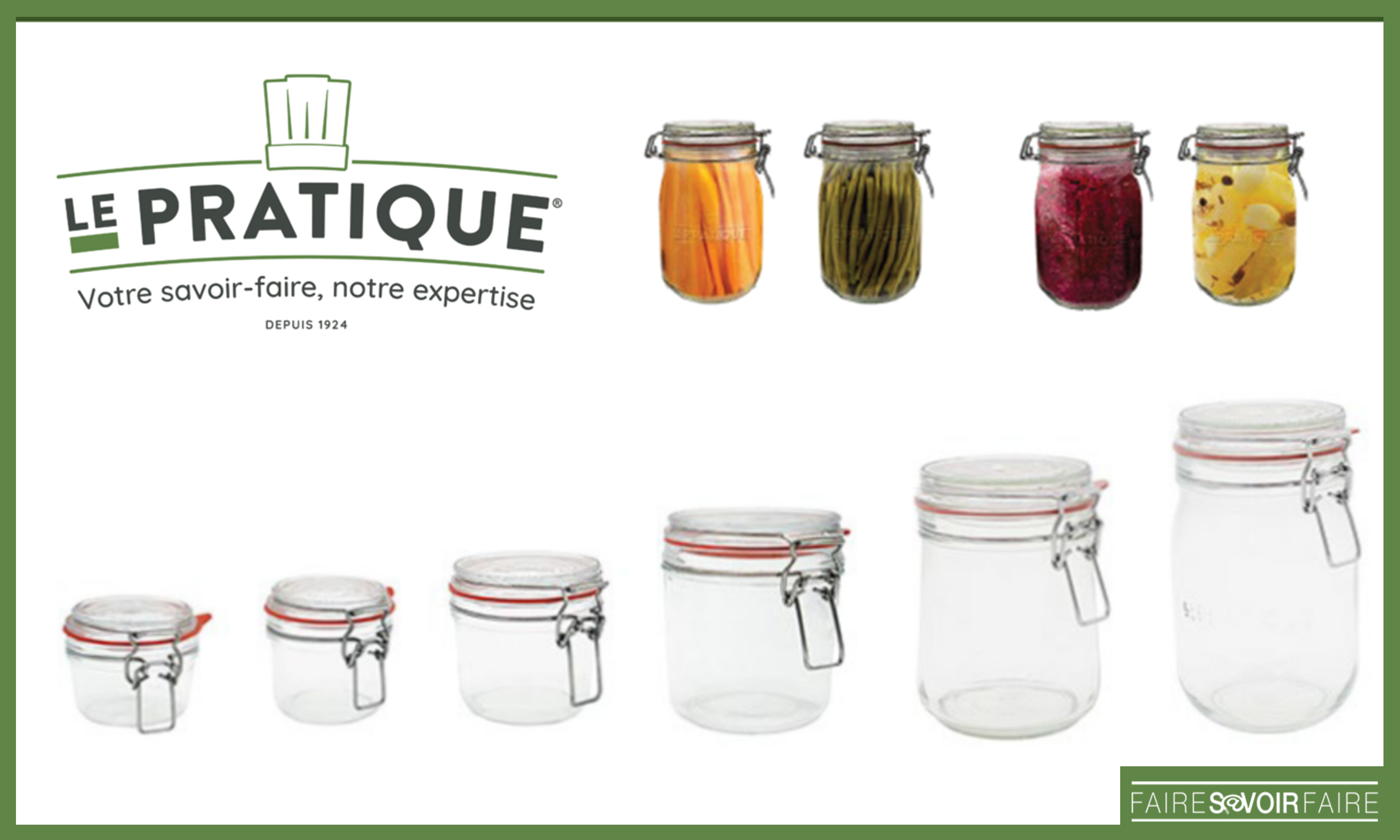 Le Pratique lance sa gamme de bocaux