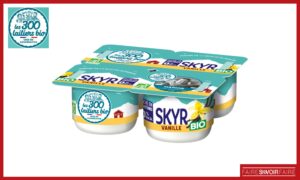 Les 300 Laitiers Bio enrichissent leur gamme SKYR avec une touche de vanille