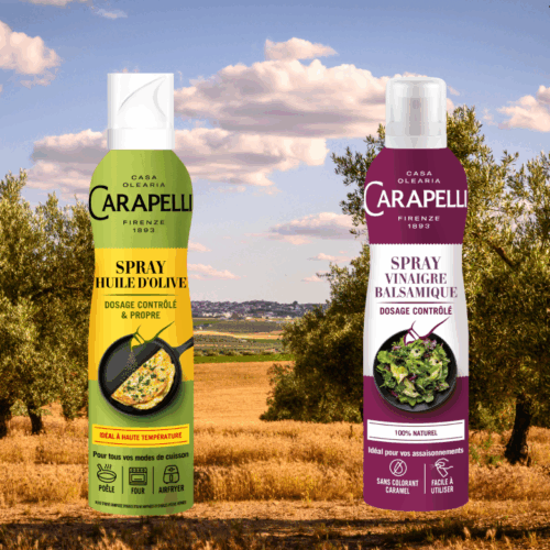 Carapelli innove avec des sprays d’huile d’olive et de vinaigre balsamique