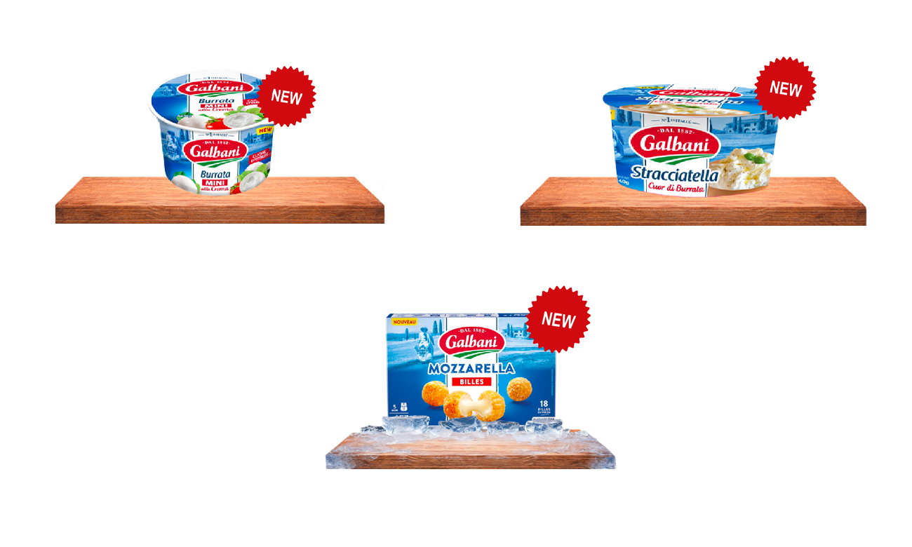 Galbani dévoile 3 nouveautés pour 2026
